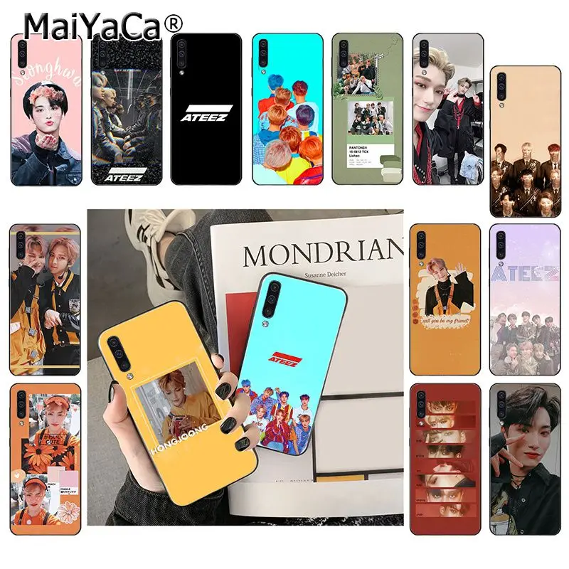 MaiYaCa ATEEZ HongJoong SeongHWA чехол для телефона Samsung Galaxy A7 A50 A51 A71 A70 A40 A20 A30 A6 A8 Plus A9|Бамперы| |
