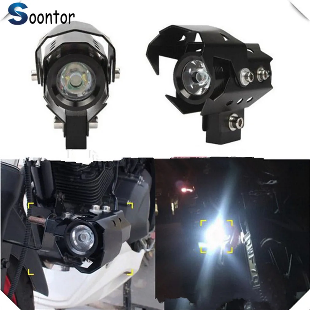 

2PCS Motorcycle Headlight LED Fog Lamp Beam Head Light Spotlight for BRutale 675 800/RR DRagsteR F3 675 F3 800 AGO RC AMG