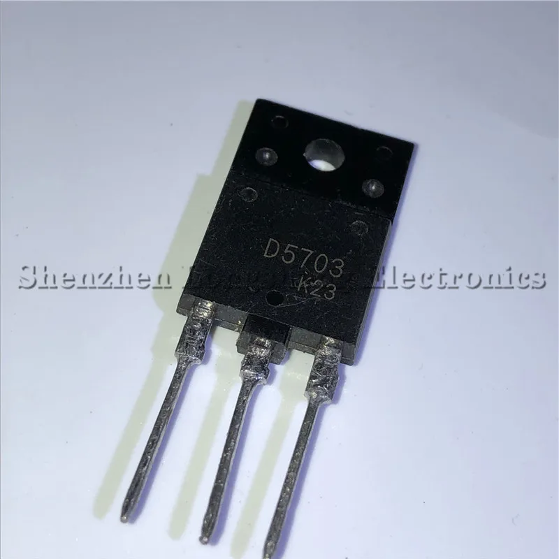 5PCS/LOT Spot KSD5703 D5703 TO-3PF NPN Transistor Power Supply Tube 1500V 10A Quality Assurance afbeelding