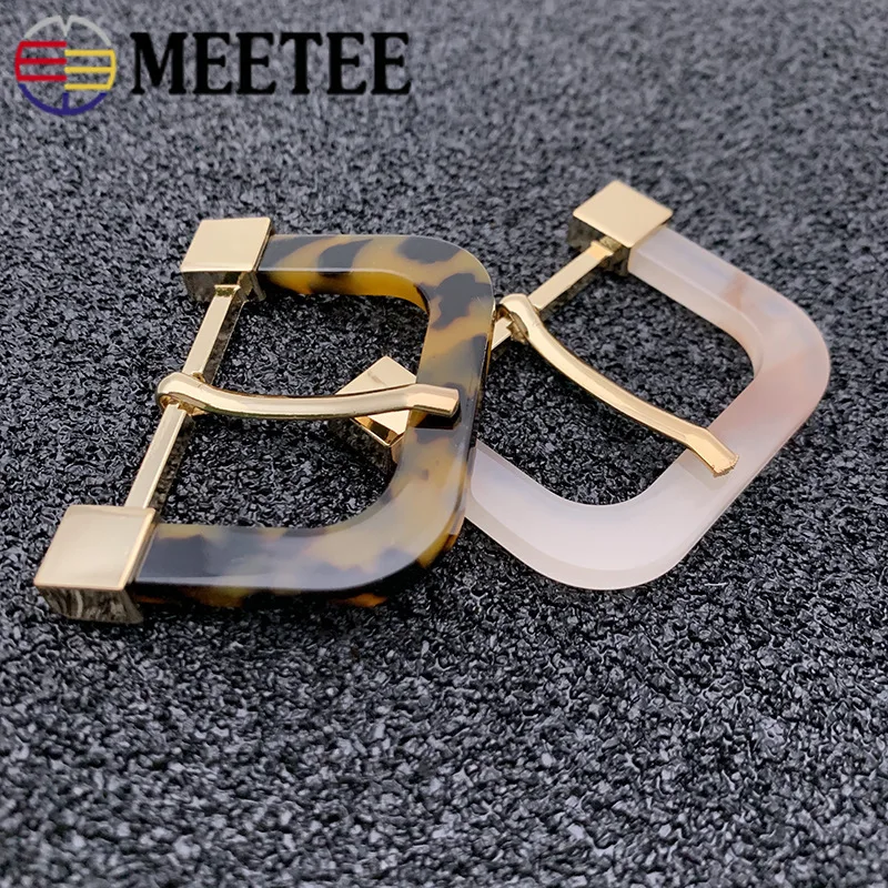 Meetee 2/5 шт. одноцветная пряжка для ремня из смолы мужчин и женщин головка