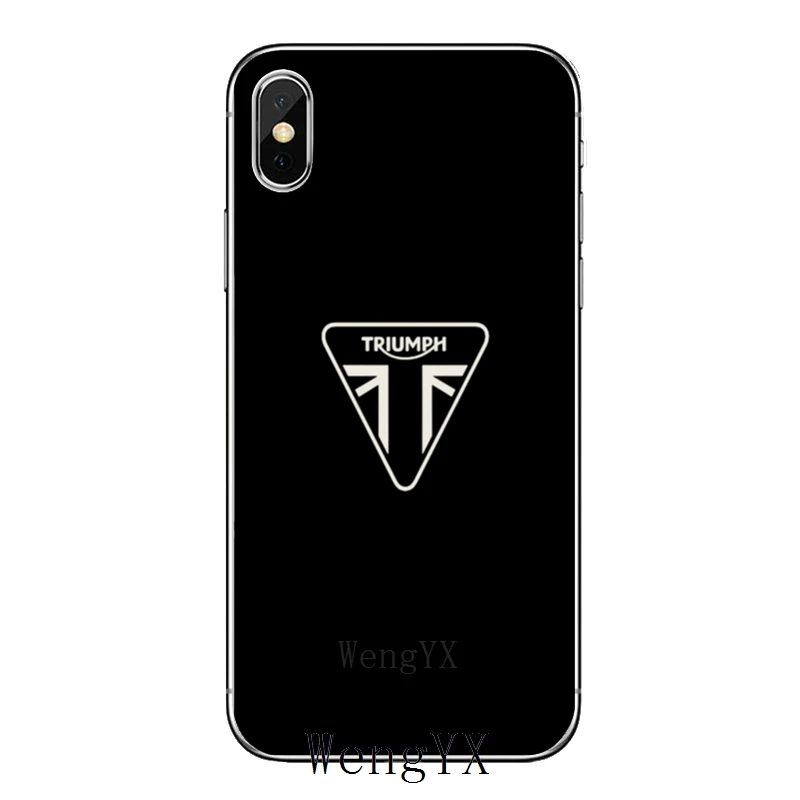 Для iPhone 11 pro XR X XS Max 8 7 6s plus SE 5s 5c iPod Touch 5 6 Чехол Мотоцикл «Триумф» логотип - Цвет: Triumph-Logo-A-01