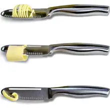 Кухонный нож из тройной нержавеющей стали нож для масла перфорированный Многофункциональный кремовый нож для джема инструменты для варенья хлеба для кухни