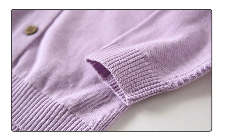 New Mickey Knitted Cardigan Children's Knitwear Cotton Boys Autumn Sweet Sweaters Girls Candy Color Cardigan Children Thin Coat