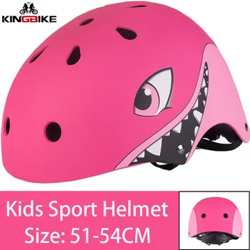 

KINGBIKE Kids Bicycle Helmet MTB Road Bike Helmet Sport for Skating BMX Cycling Boys Girls Breathable Mountian Bike Helmet Helm