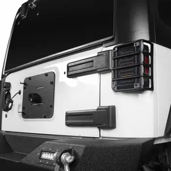 

New High Quality Steel Taillight Cover For Jeep Wrangler Easy to Install Protect Your Vehicle Taillamps