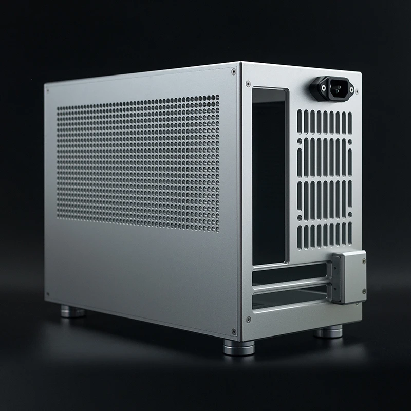 Deng F12 all aluminum case, itx custom mini water cooling case 