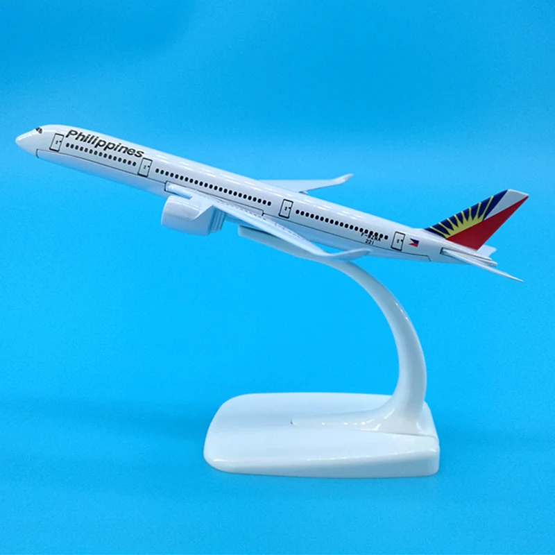 16 см 1:400 масштаб филиппинские авиалинии Airbus A350 модели самолетов литье под давлением сплав самолет игрушки модель коллекционное украшение