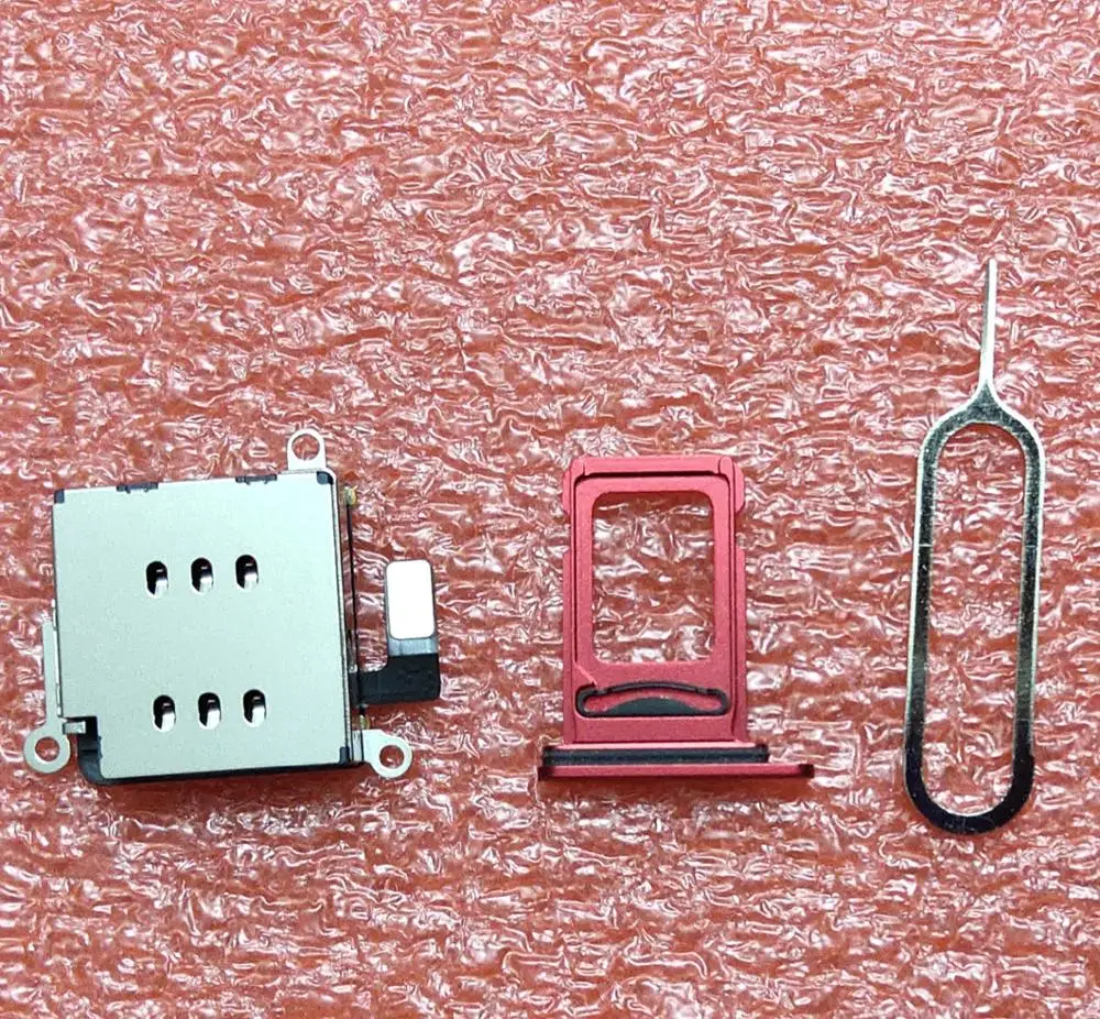 10 компл./лот для iPhone 11 двойной/одинарный слот держателя SIM карты + считыватель