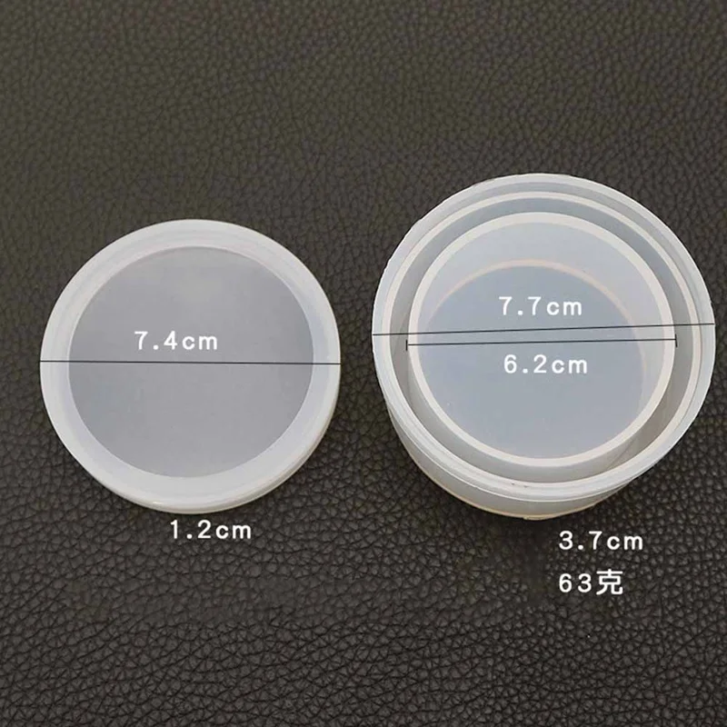 Transparent Silicone Mould Necklace Lanugo Mold Resin Decorative Craft DIY Hexagonal Storage Box Epoxy Resin Molds For Jewelry