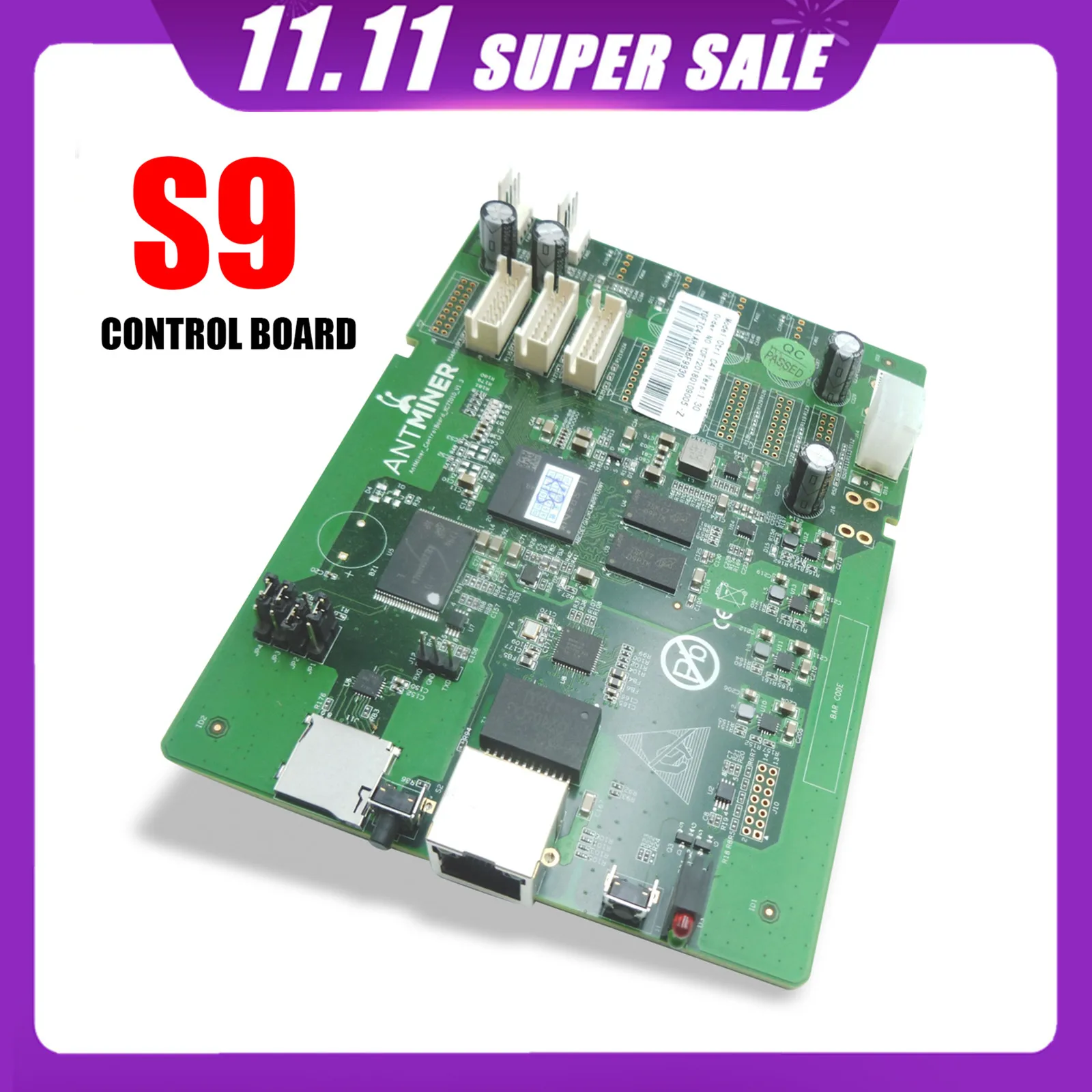 1Pcs Good Working Condition Bitmain Antminer S9 S9I S9J R4 T9 (Not T9+)  (USED) Control Board