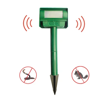 

Solar Powered Ultrasonic Repeller Animal Chaser Gopher Vole Deterrent Control Spikes Snake Pest Rats Solar Mole Repellent