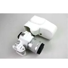  New Pu Leather Camera Case Bag For Canon EOS 200D 200DII 250D Kiss X9 X10 Rebel SL2 SL3 18-55MM Camera bag 