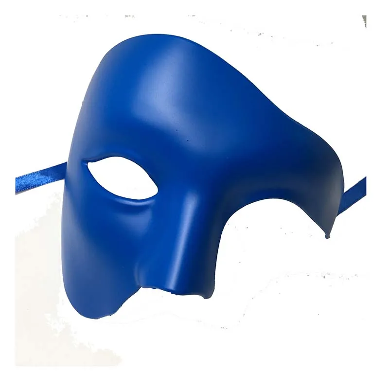 Masquerade Mask PVC Steampunk Phantom Masquerade Cosplay Mask Plastic Half Face For Men/Women