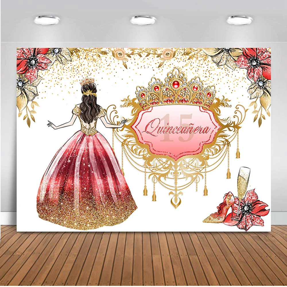 Quinceanera Toile De Fond De Princesse Rouge Pour La Photographie Decoration De Fete D Anniversaire 15 Banniere Diamant Ceremonie D Adulte Espagnole Aliexpress Quinceanera Toile De Fond De Princesse Rouge Pour La Photographie Decoration De Fete D Anniversaire 15 Banniere Diamant Ceremonie D Adulte Espagnole Aliexpress