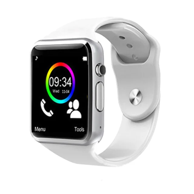 A1 наручные часы Bluetooth Смарт часы мужские спортивные Шагомер с сим-камерой Smartwatch для Android смартфон Россия