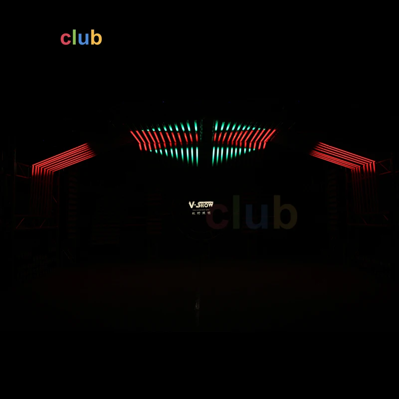 16 шт. с контроллером RGB настенная шайба светодиодная Пиксельная трубка Dmx бар светильник индивидуальное управление пиксельный сценический светильник Dj Бар светильник