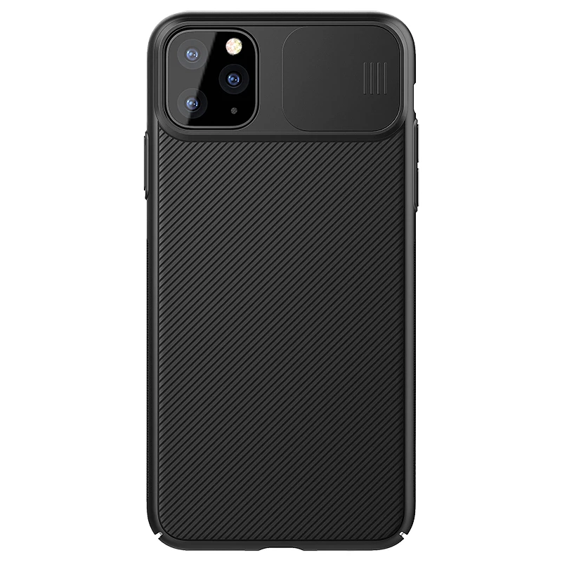 Для iPhone 11 11 Pro 11 Pro Max чехол Nillkin Camshield чехол Защита камеры задняя крышка для iPhone 11 Pro Max чехол - Цвет: Черный