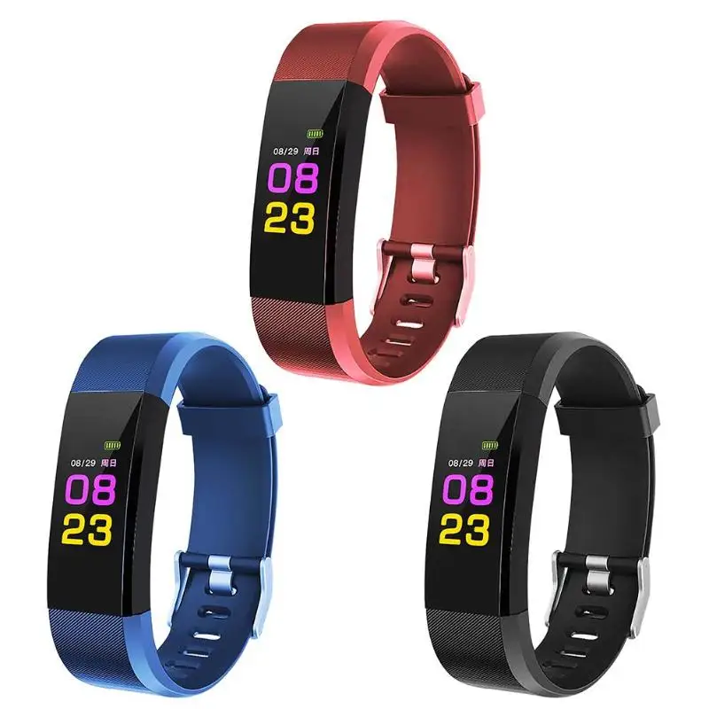 Водонепроницаемый Smartwatch полный сенсорный экран Sweatproof напоминание о частоте пульса монитор артериального давления Шагомер Спорт