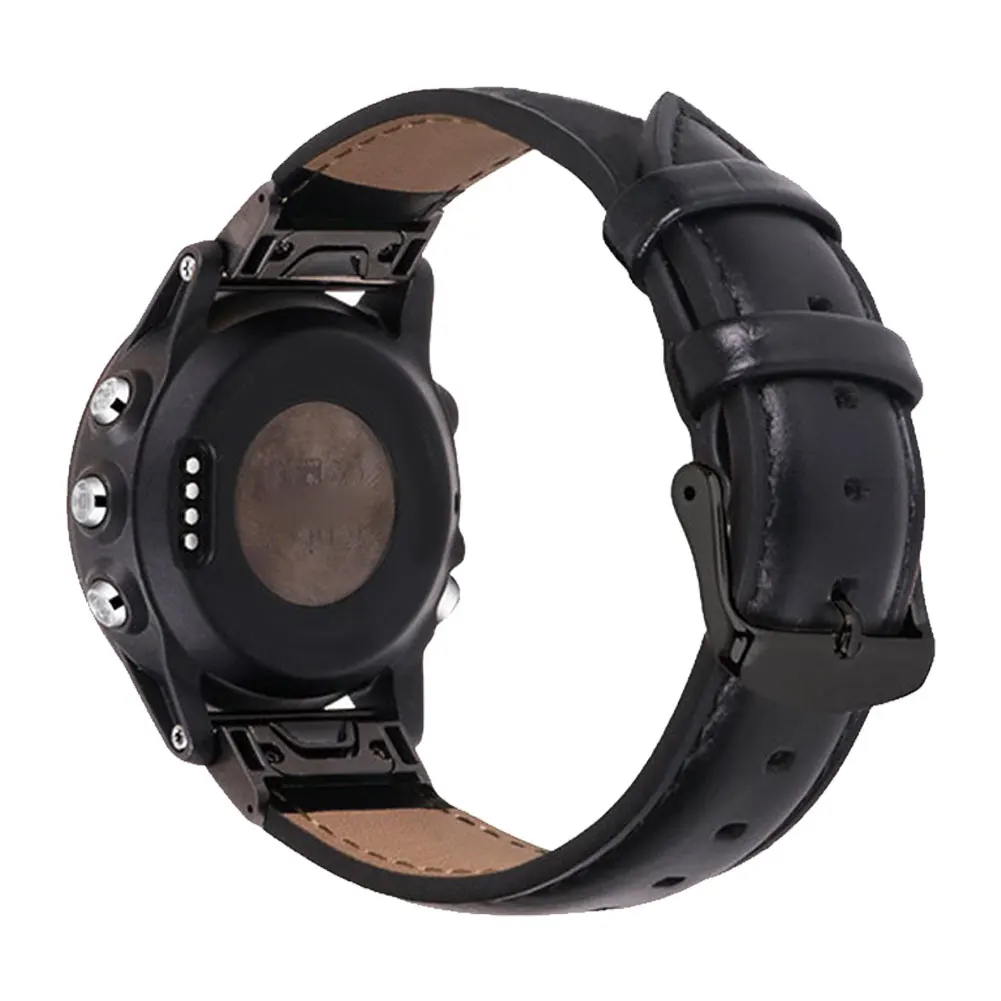 Ремешок из натуральной кожи для Garmin Fenix 6S 5S Plus 5 5X6 6X Pro 3 HR Forerunner 935 945 быстросъемный ремешок для часов