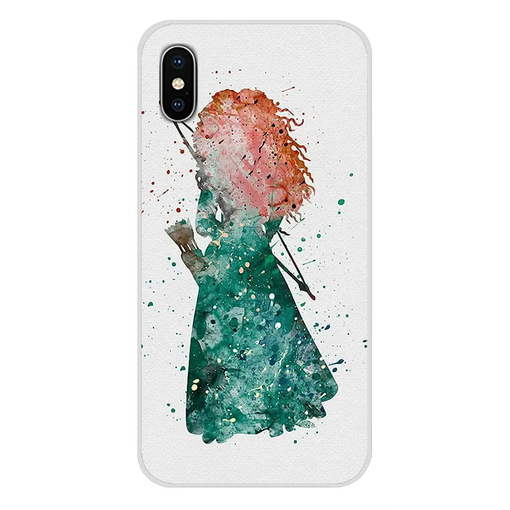 images 8 Для Apple iPhone X XR XS 11Pro MAX 4S 5S 5C SE 6 S 7 8 Plus ipod touch 5 6 силиконовый кожаный чехол для фильма "смелая принцесса" Мерида Арчер - Цвет: images 8