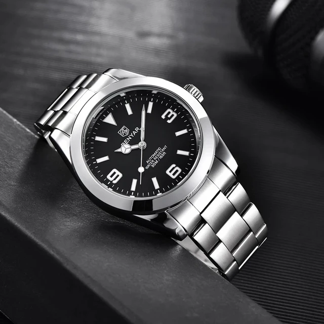 BENYAR Men's Mechanical Watches Top Brand Luxury Automatic Watch Men Sport Waterproof Stainless Steel Watch Clock reloj hombre 4