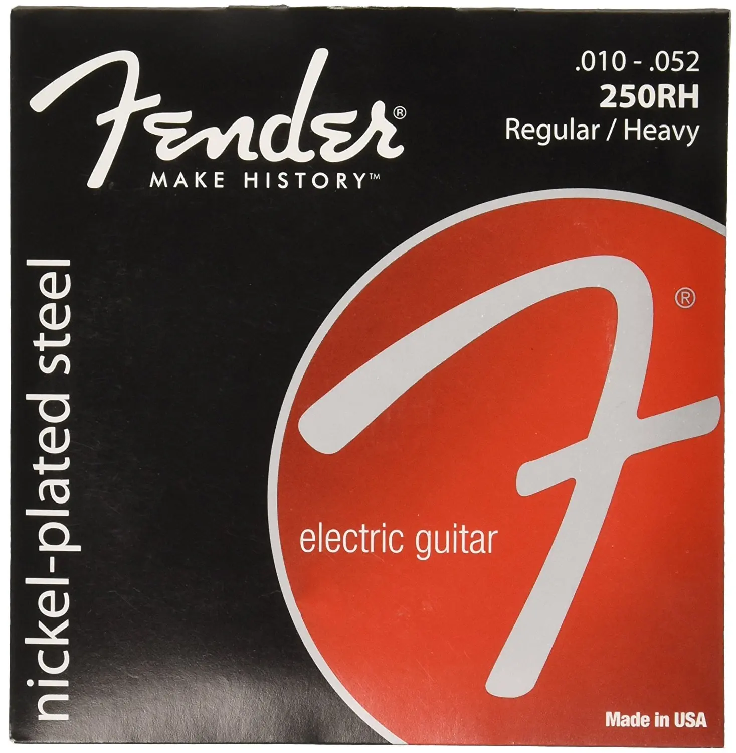 Стальные гитарные струны Fender Super 250's с никелированным покрытием все 8 доступных