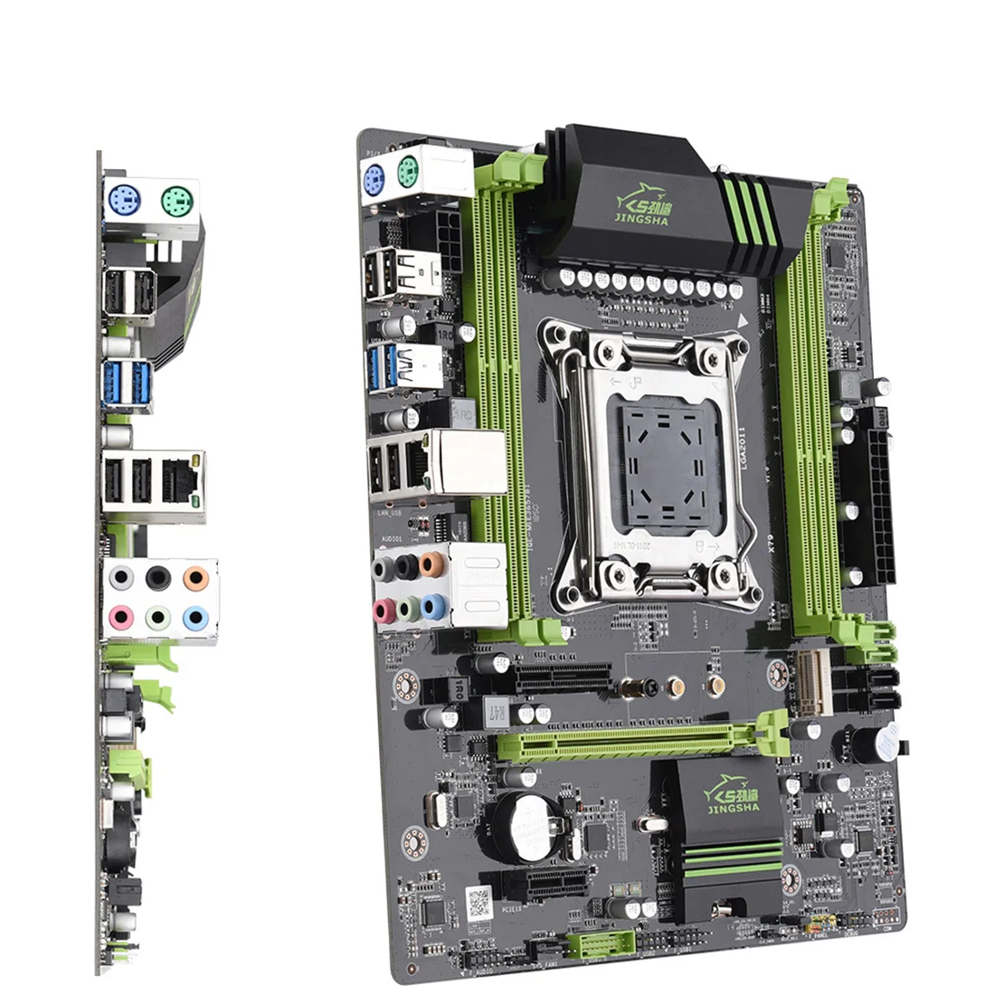Материнская плата JINGSHA X79 материнская LGA 2011 ATX USB3.0 USB2.0 PCI-E NVME M.2 SSD поддержка 4