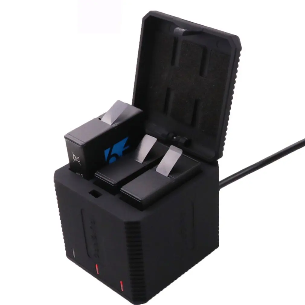 Gopro Hero5 6 Hero7 многофункциональный тип хранения зарядное устройство три зарядки и зарядки линии