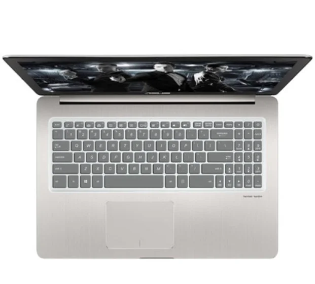 Pellicola Protettiva Per Tastiera In Silicone Trasparente Trasparente Per Laptop Per Asus Vivobook Pro N580Vd N580Gd N580 Yx570Zd Yx570 15.6"