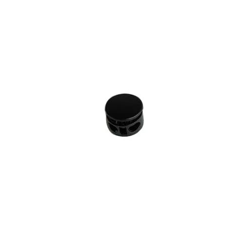 Black enamel DIY 30 шт./лот круглые металлические пробки из сплава тумблер шнур замки шнурок два отверстия никель/черный/сатин для 4 мм банджи STP-4MM - Цвет: Black enamel