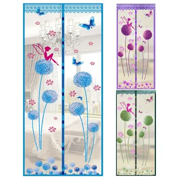 

Prevent Mosquito Screen Encryption Magnet Mosquito Net Curtains Tulle Door Screen Magnetic Moustiquaire Porte 3 Colors
