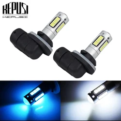 2PCS H27 881 H27W/2 High Power LED Car Bulbs Auto LED Fog Lamp DRL Daytime Running External Lights Vehicle White Ice Blue 12V