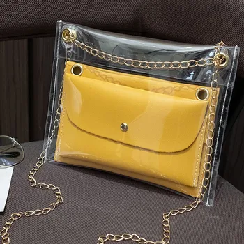 

Women's Bag Shoulder Messenger Bag Fashion Solid Color Large Capacity Leather Simple Popular Wild Rivet Buckle Personality