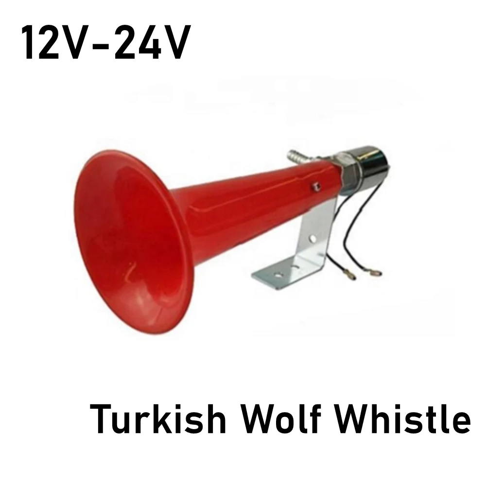 12v24v Loud Car Air Horn Car Sound Signal Motorcycle Alarm Air Singal