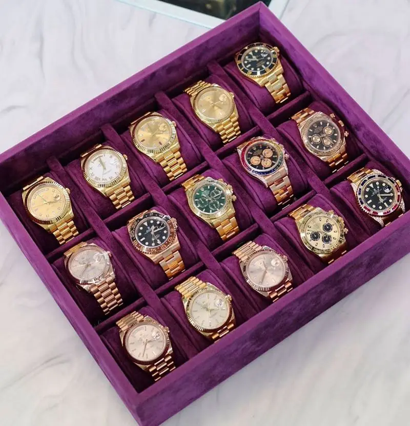 

Rolex- Quartz watches for men and women, fashion gifts, informal waterproof gold watch, orde0r of 193pieces