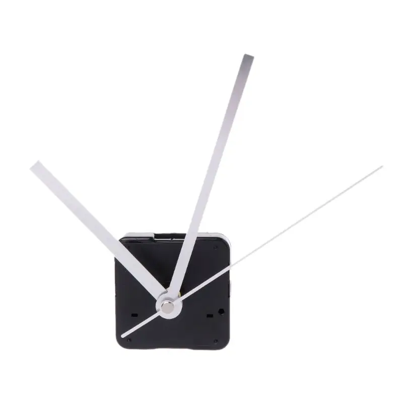 DIY Quartz Clock Movement Mechanism Non Ticking DIY Wall Clock Mechanisms with Hands Set for Repair Parts Replacement 