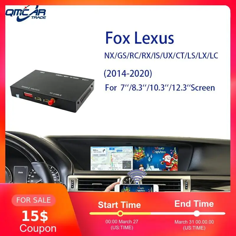

Wireless Apple carlik CarPlay for 2014-2019 For Lexus Carplay Android Auto /Carplay Support Mirrorlink Multimedia player