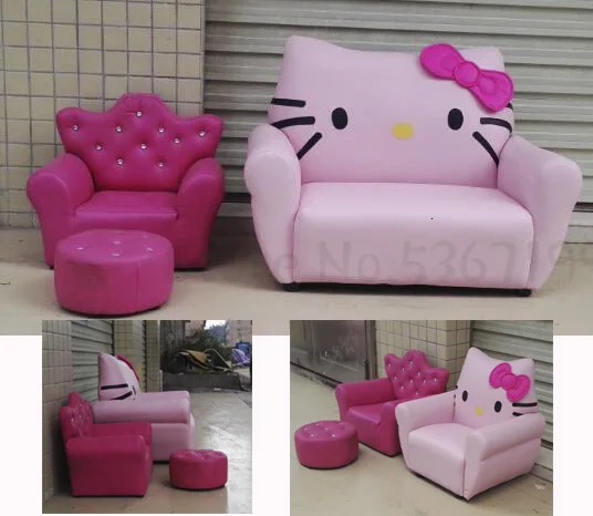 Детский обучающий диван принцесса диван hello kitty диван набор милый мультфильм стул для детей