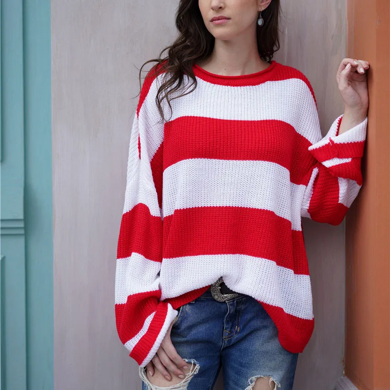 2019 свитер женский Новый Плюс Размер осень зима вязаный Повседневный длинный