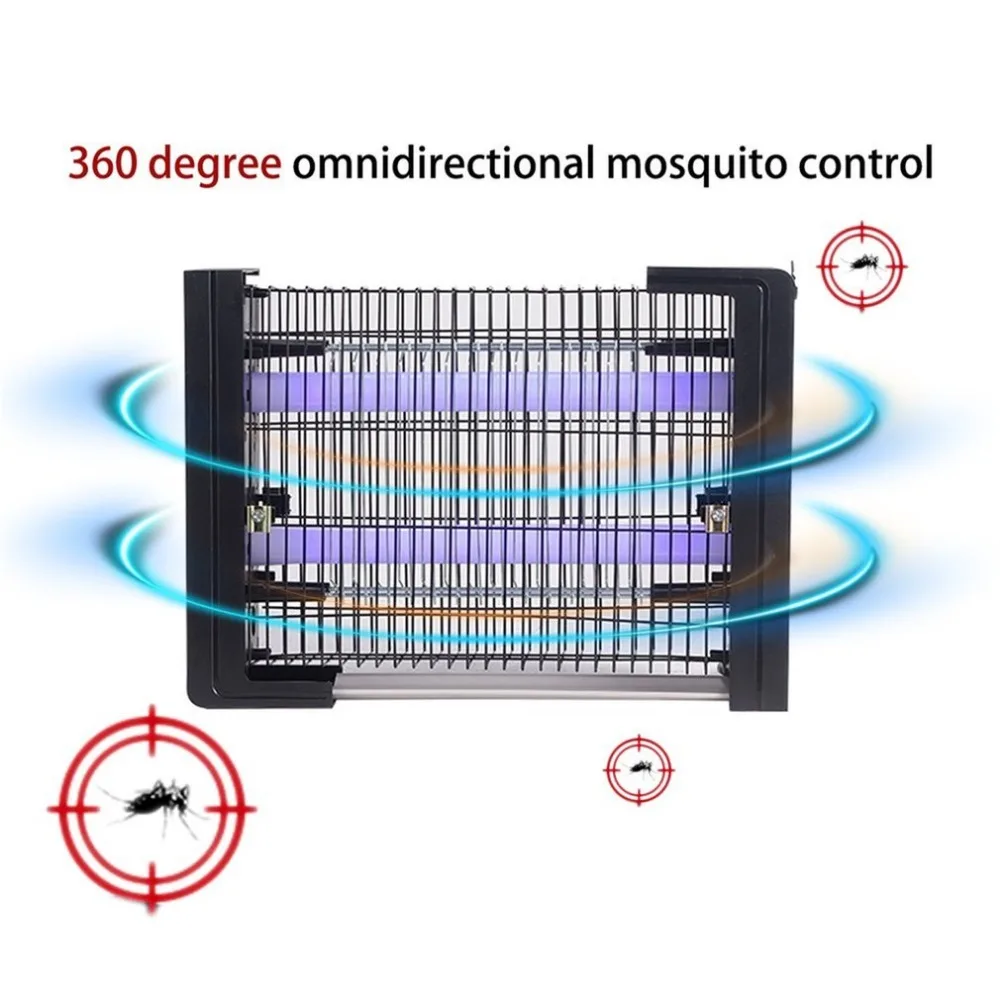 Practical LED Electric Shock Mosquito Killer Lamp Insect Mosquitos Repellent Light Indoor Anti Mosquito Trap Zapper Light