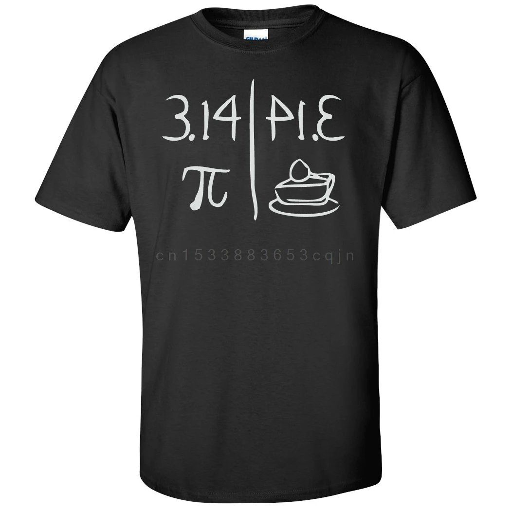 Pi and Pie Day Math Geek Забавные футболки с едой мужские учителем крутая Повседневная