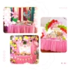 YOMDID Disposable Table Skirt Plastic Party 6 colors 75x430cm Table Cover for Happy Birthday Party Wedding Festival Decoration 6