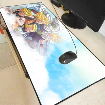 

XGZ Dragon Ball Z Anime Large Gaming Mouse Pad Lock Edge Mouse Mat Laptop Computer Desk Pad Keyboard Mat Mousepad for CSGO Gamer