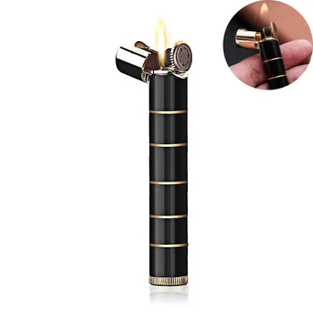 

Butane Gas Lighter Reflatable Candle Lighter Metal Turbo for Fireplace Kitchen Barbecue Grill 10pcs/lot
