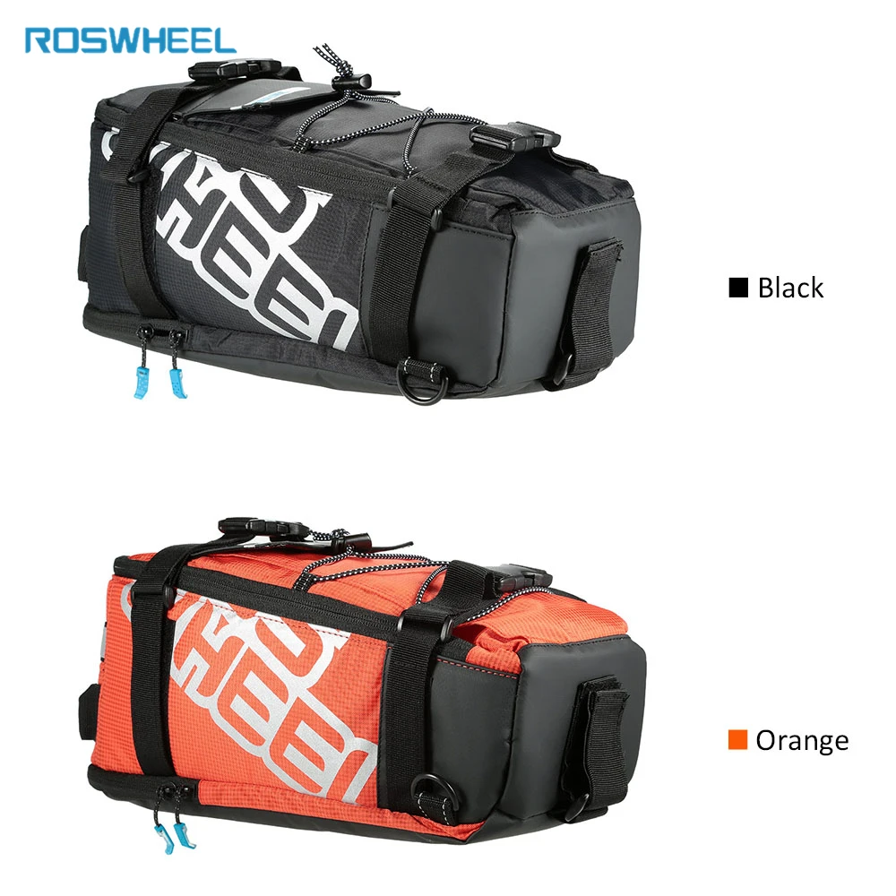 Roswheel 5L нейлоновая водонепроницаемая сумка для горного велосипеда, шоссейного велосипеда, велосипедная сумка на заднее сиденье, сумка через плечо, сумка для велоспорта, аксессуары