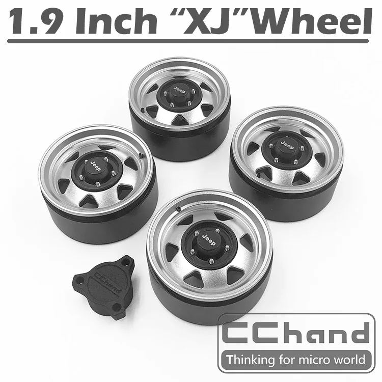 CChand 1 9 дюймовый ЧПУ сплав ступицы колеса для Axial XJ 90046 1/10 гусеничный