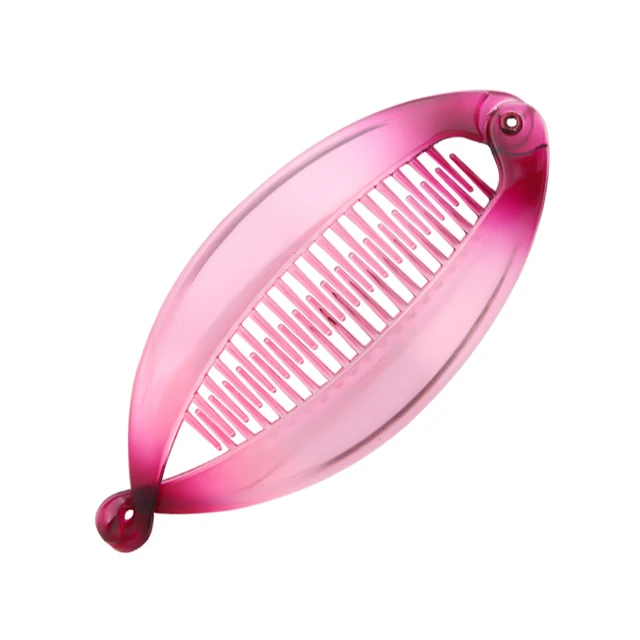 Fish Shape Ponytail Holder Hair Clips Large Size Hair Claws Banana Clips Crabs Hair Pins for Women Girls Korean Hair Accessories purple red