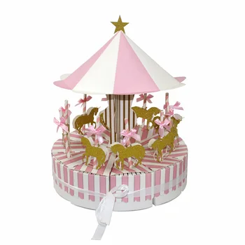

Christmas Carousel Candy Box for Unicorn Party Gift Birthday Party Decorations Wedding Favors and Gifts Souvenir for Guests