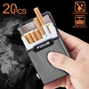 Portable Cigarette Case Box Waterproof Moisture Proof 20 Sticks Capacity Smoking Box Men's Smoke Holder Cigarette Accessories 2