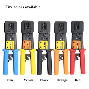 

Crimper Hand Network Tool Plier 6P/8P RJ45 Crimper Cable Stripper Pressing Clamp Pliers Tongs Clip Clipper Multifunction Kit